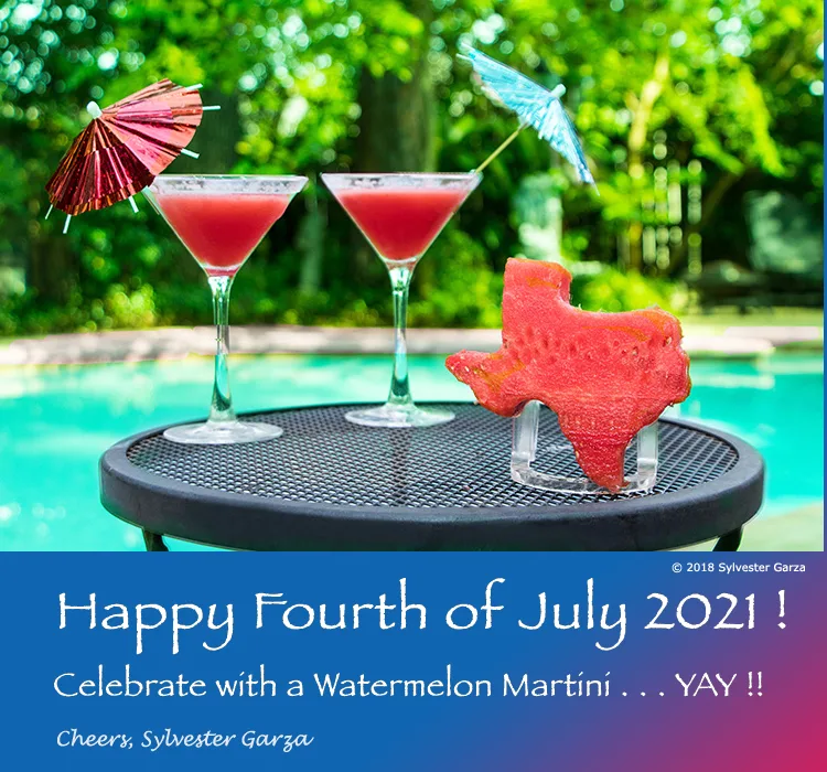 Watermelon martini